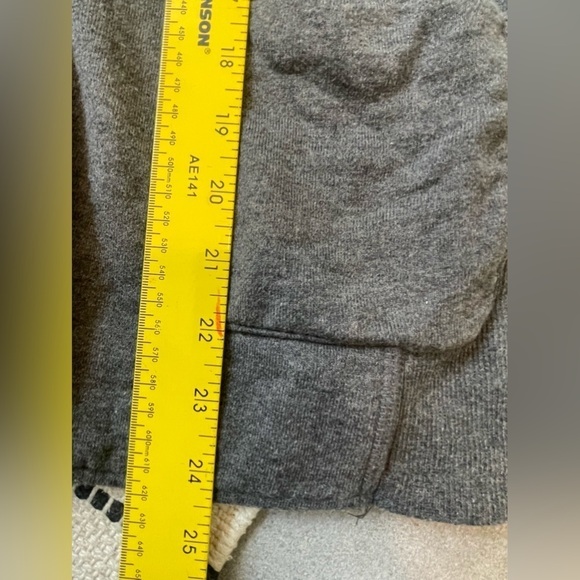 James Perse Grey Gray Cotton Jersey Blazer Cardigan Size 1 Small - Picture 5 of 9